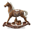sodoela Kalėdinės dekoracijos Supamas arkliukas „Choco“, 24 cm