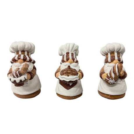 sodoela Kalėdinės dekoracijos Figūrėlė kepėjas „Choco Baker“, įvairių modelių, 11 cm