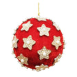 sodoela Kalėdinės dekoracijos Kalėdinis žaisliukas „Stars“, raudonas / auksinis, Ø 10 cm