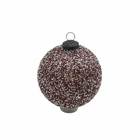 sodoela Kalėdinės dekoracijos Stiklinis žaisliukas „Diamond“, raudonas, Ø 13 cm