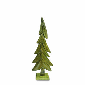 sodoela Kalėdinės dekoracijos Medinė eglutė „Foresta“, žalia, 67 cm