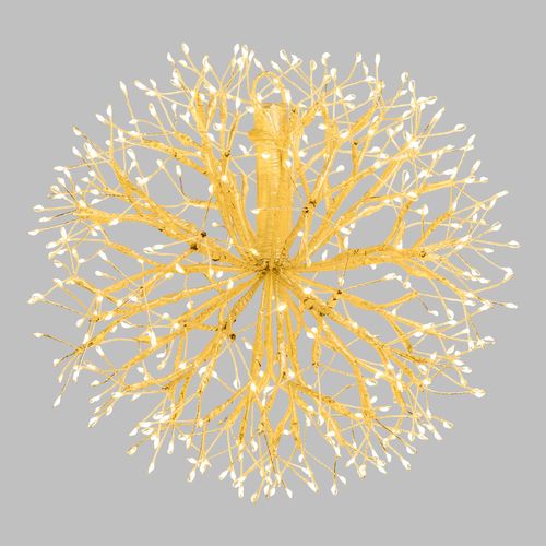 Sferinis burbulas ø30 cm 384 LED šampano spalvos