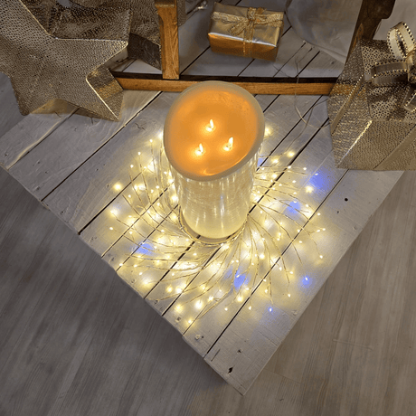 sodoela LED dekoracijos LED dekoracija „Nero“ A45 cm, šampano sp.