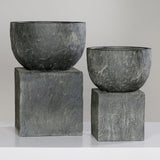 Skalūno akmens tekstūros kubas kolona 27x27 cm