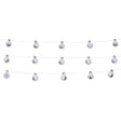 Kalėdinė stiklinė LED girlianda 110 cm, 12 LED – vaizdas 2