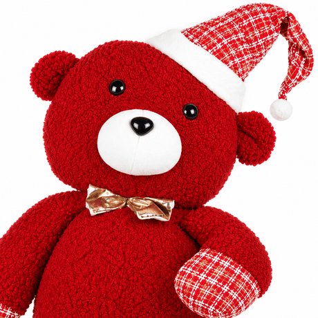sodoela Kalėdinės dekoracijos Pliušinis žaislas „Teddy Noel“ 32x60x107 cm