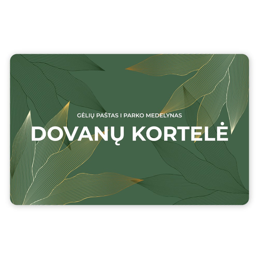 Dovanų kortelė