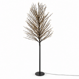Juodų šakų medis 180 cm 900 LED šiltos baltos spalvos