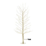 Šakų medis 120 cm 330 LED šampano spalvos LINDEN