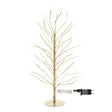 LED šakų medis 60 cm šampano Linden – vaizdas 3