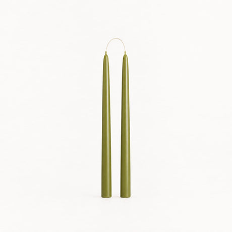 sodoela Žvakės Žvakių rinkinys „Candela Lunga“, alyvuogių žalia, A30 cm, 2 vnt.