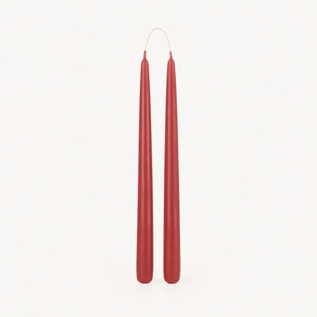 sodoela Žvakės Žvakių rinkinys „Candela Lunga“, bordo, A30 cm, 2 vnt.