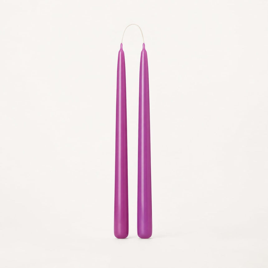 sodoela Žvakės Žvakių rinkinys „Candela Lunga“, orchidėjų violetinė, A30 cm, 2 vnt.