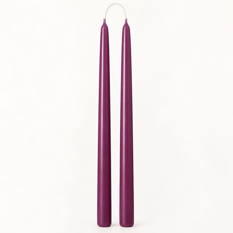 sodoela Žvakės Žvakių rinkinys „Candela Lunga“, slyvų violetinė, A40 cm, 2 vnt.