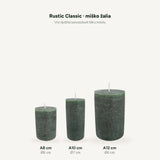 sodoela Žvakės Cilindrinė žvakė „Rustic Classic“, miško žalia
