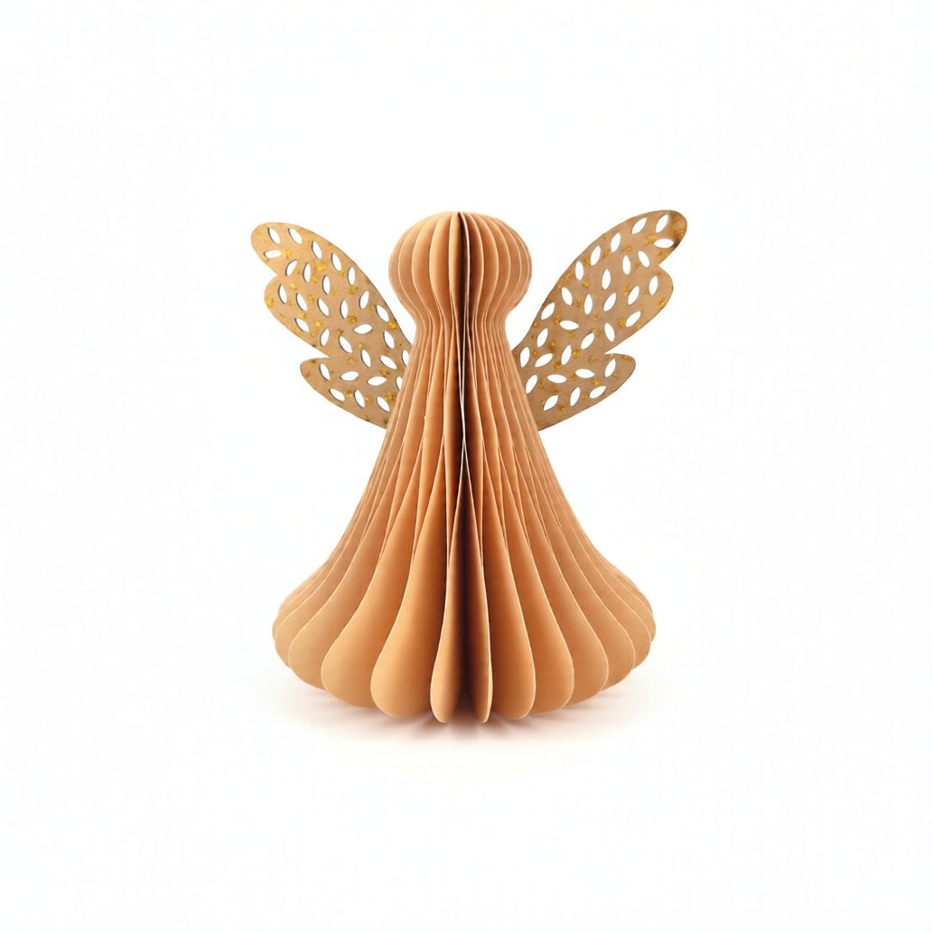 Pastatomas angelas aukso spalvos 7x14 cm