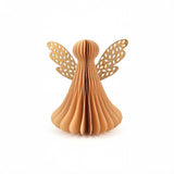 Pastatomas angelas aukso spalvos 7x14 cm