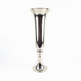 Aukšta sidabro spalvos vaza 57x16,5x16,5 cm