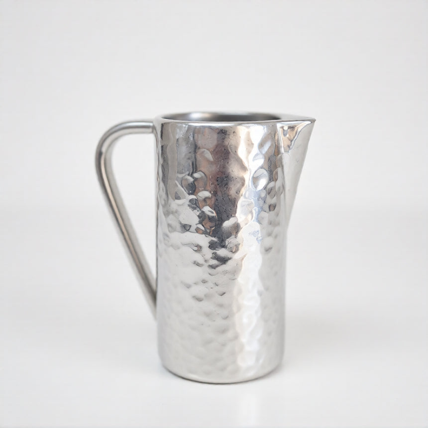 Kalto metalo ąsotis-vaza 22x14 cm