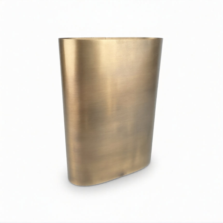 Gold line plokščia vaza 30x9x22 cm
