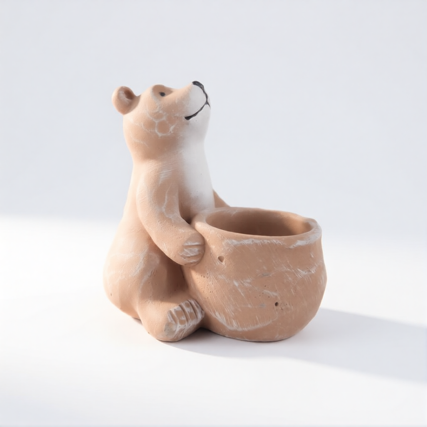 Nordic Duo' Dviejų atspalvių mini vazonas 9,5x15 cm