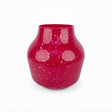 Raudona stiklinė vaza Rosso 19x16,5 cm – vaizdas 2