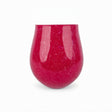 Raudona stiklinė vaza Rosso 21,5x16 cm