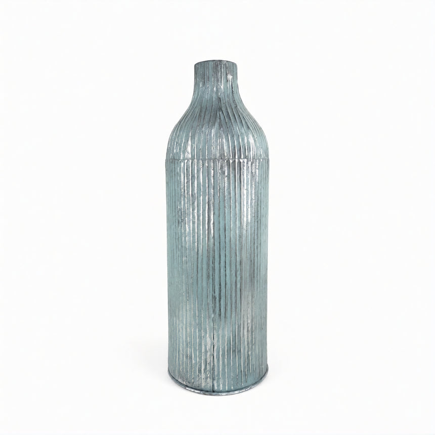 Sendinto metalo vaza 20,5x58,5 cm