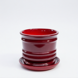 Keraminis gėlių vazonas STATINĖ 15x15x14 cm