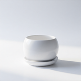 Keraminis gėlių vazonas RUTULYS 15x15x12 cm