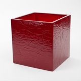 Keraminis gėlių vazonas KVADRATINĖ UOLA 24x24x24.5 cm