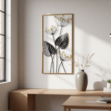 Prabangi metalinė sienos dekoracija 40x2x80 cm