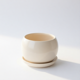 Keraminis gėlių vazonas RUTULYS 15x15x12 cm