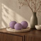 sodoela Žvakės A8 cm Rutulio formos žvakė „Rustic Classic“, alyvinė