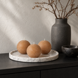 sodoela Žvakės A8 cm Rutulio formos žvakė „Rustic Classic“, karamelinė